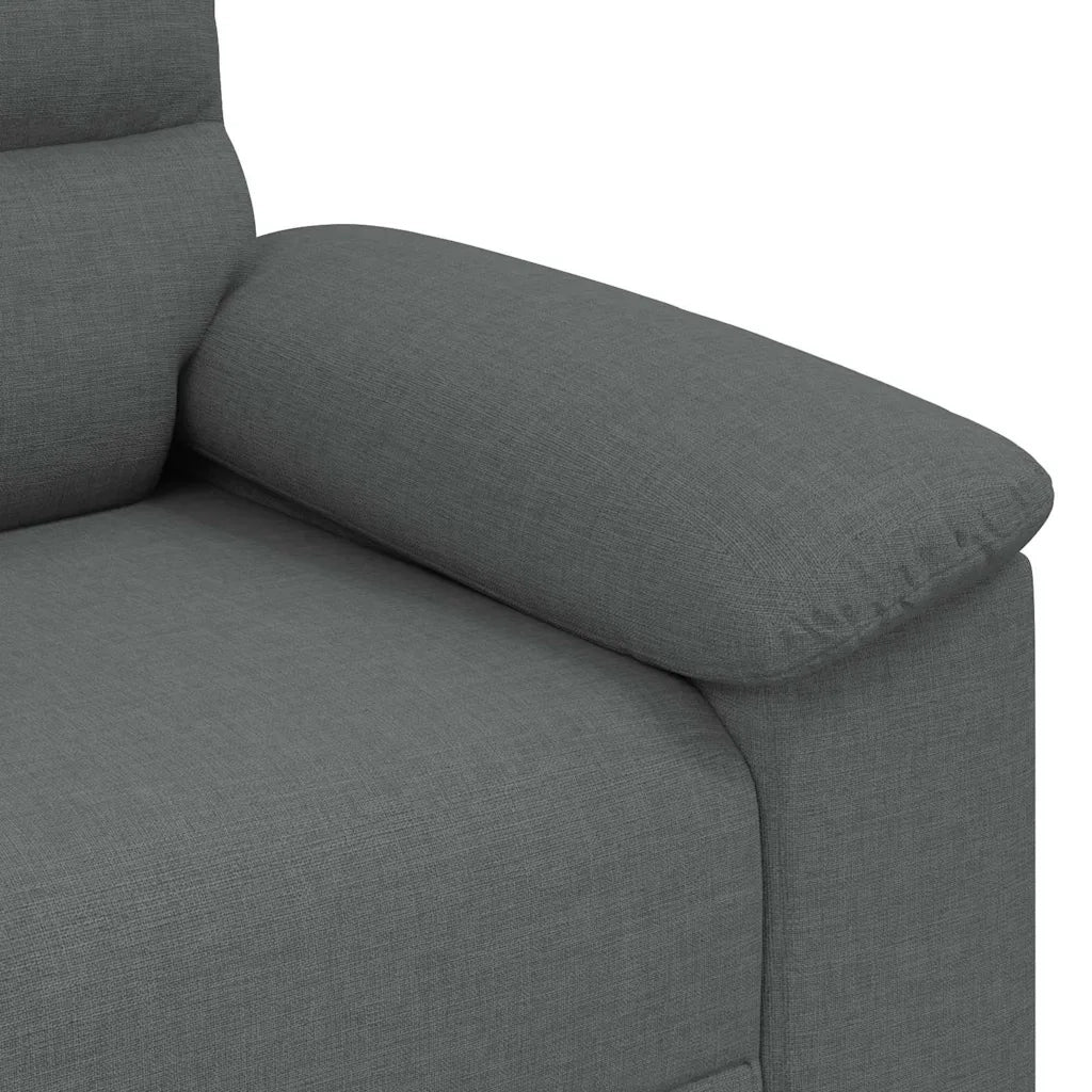 Divano a 2 Posti-Sofa 2 Posti Grigio Scuro 140 cm in Tessuto 747004