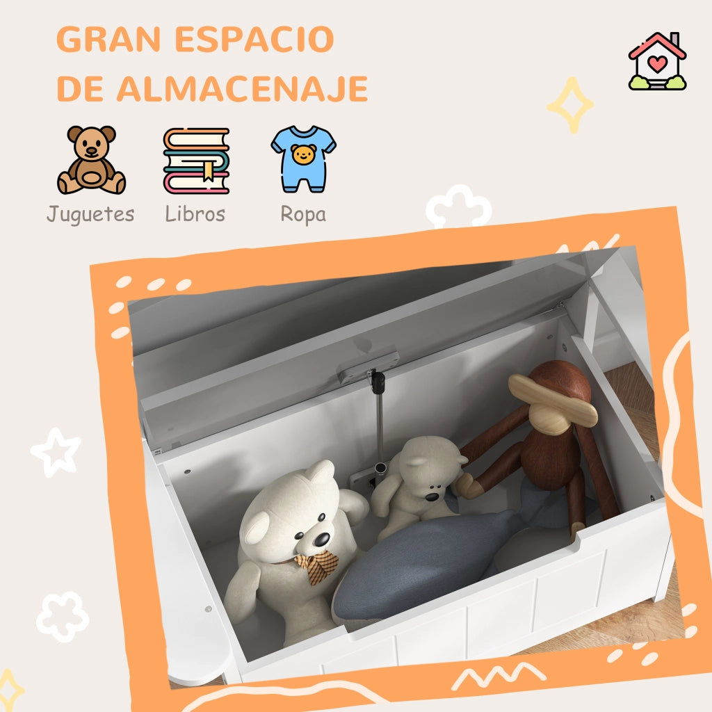 Scrivania per Bambini con Ripiani e Cassetto ¨C Minimal ¨C Grigio e Bianco 68.5x34x58 cm
