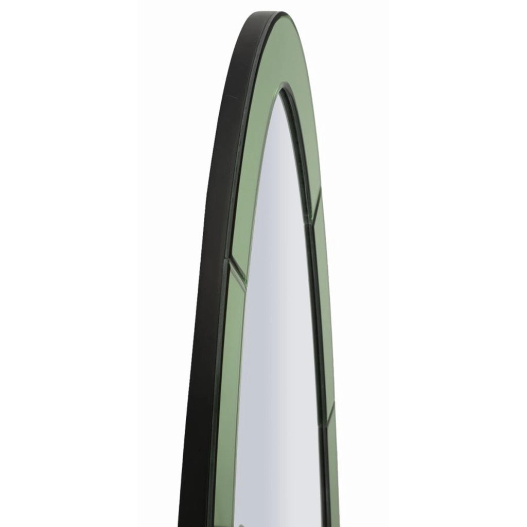 Specchio con Cornice VKH696, Verde, MDF, 150x55x2 cm