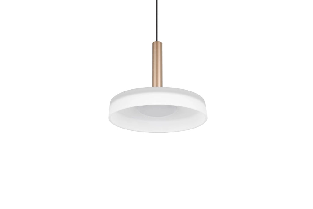 Lampada a sospensione moderna CELESTE Trio vetro bronzo LED