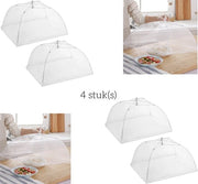 2 x Veloce Protezione per Cibo - Protezione Aeree - 43x 43 cm - Opvouabile
