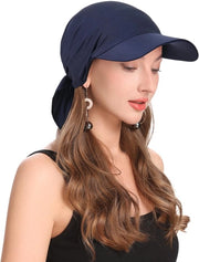 Cappello di copertura per capo - Beanie estivo - Cappuccio corto - Ademendente - Leggero - Cappello a triangolo morbido