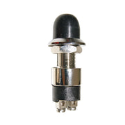 PULSANTE 30A  CAPPUCCIO NERO BLACK CAP PUSH BOTTON