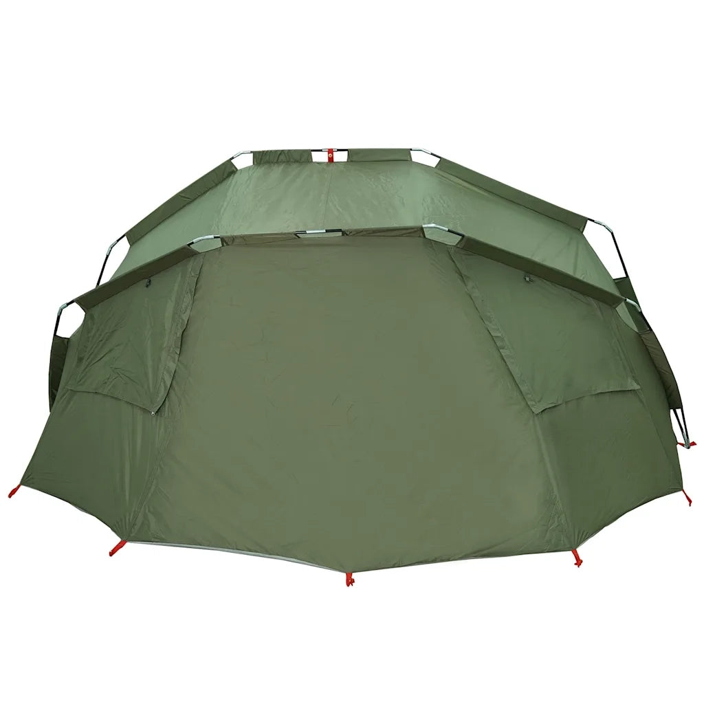 Tenda da Pesca per 5 Persone Verde Oliva Impermeabile 4009389