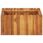 Fioriere | Cassetta per fiori | Letto Rialzato da Giardino 50x50x25 cm Legno Massello di Acacia