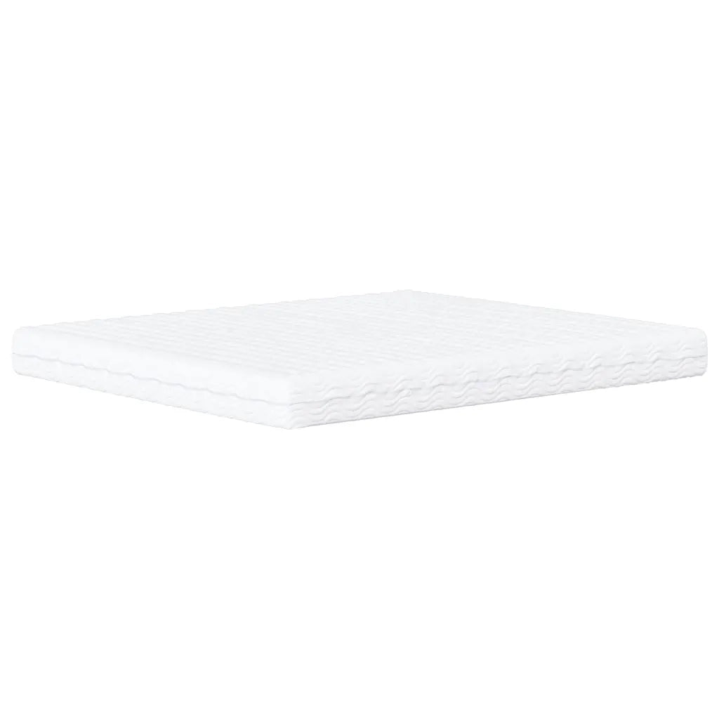 Letto con Materasso Hanko Blu 160x200 cm in Velluto 3208608