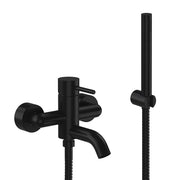 Miscelatore vasca nero opaco serie X Style