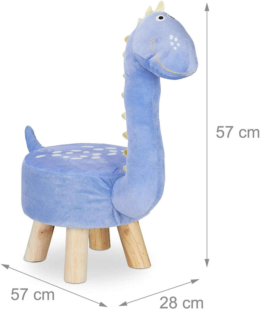 Sgabello per bambini a tema animali blu 13_0002752