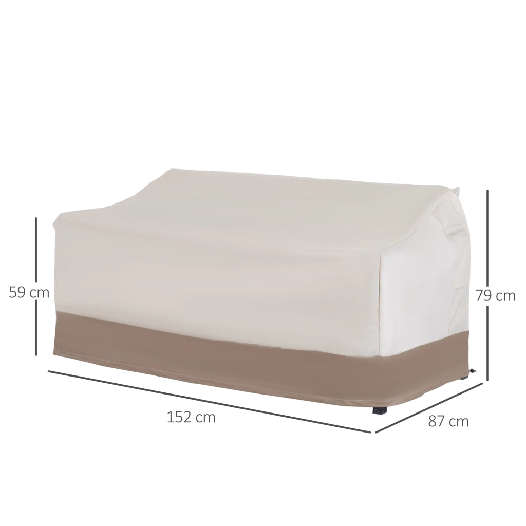 Copridivano per Esterno ¨C Minimal ¨C Grigio 152x87x79cm 600D Oxford