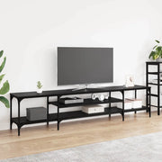 Mobile TV Rovere Nero 201 x 35 x 45 cm 881309