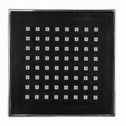 Trade Shop - Soffione Doccia Quadrato 10 X 10 Cm Ugelli Fori Bagno Miscelatore Moderno 69283 -