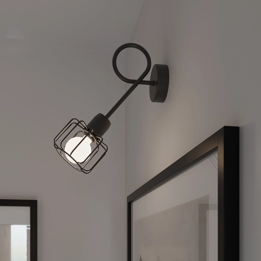Lampada da parete BELUCI 1S nero