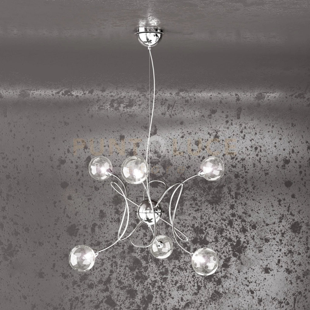 SUPERBALL LAMPADARIO 6 LUCI 1109-L6