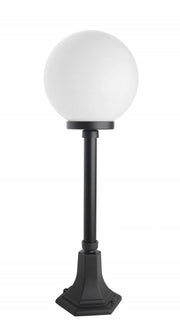 Lampada da giardino SU-MA KULE 73cm globo 25cm E27 IP43 nera