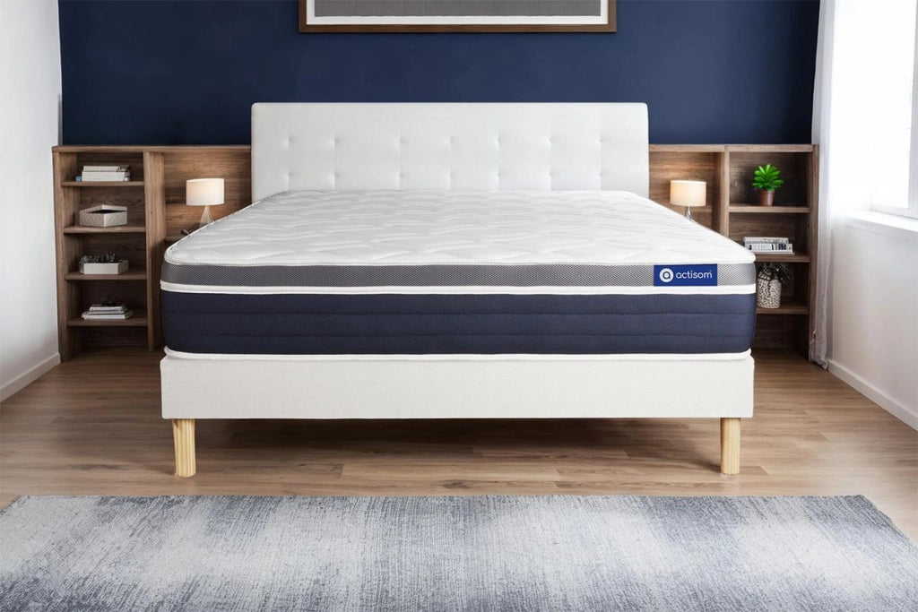 Kit rete e materasso Actimemo confort 130x200cm - Spessore : 26cm- memory foam - Moderatamente rigido