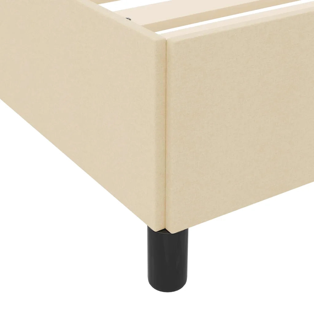 Letto a molle Crema 180 x 200 cm Tessuto 3398883