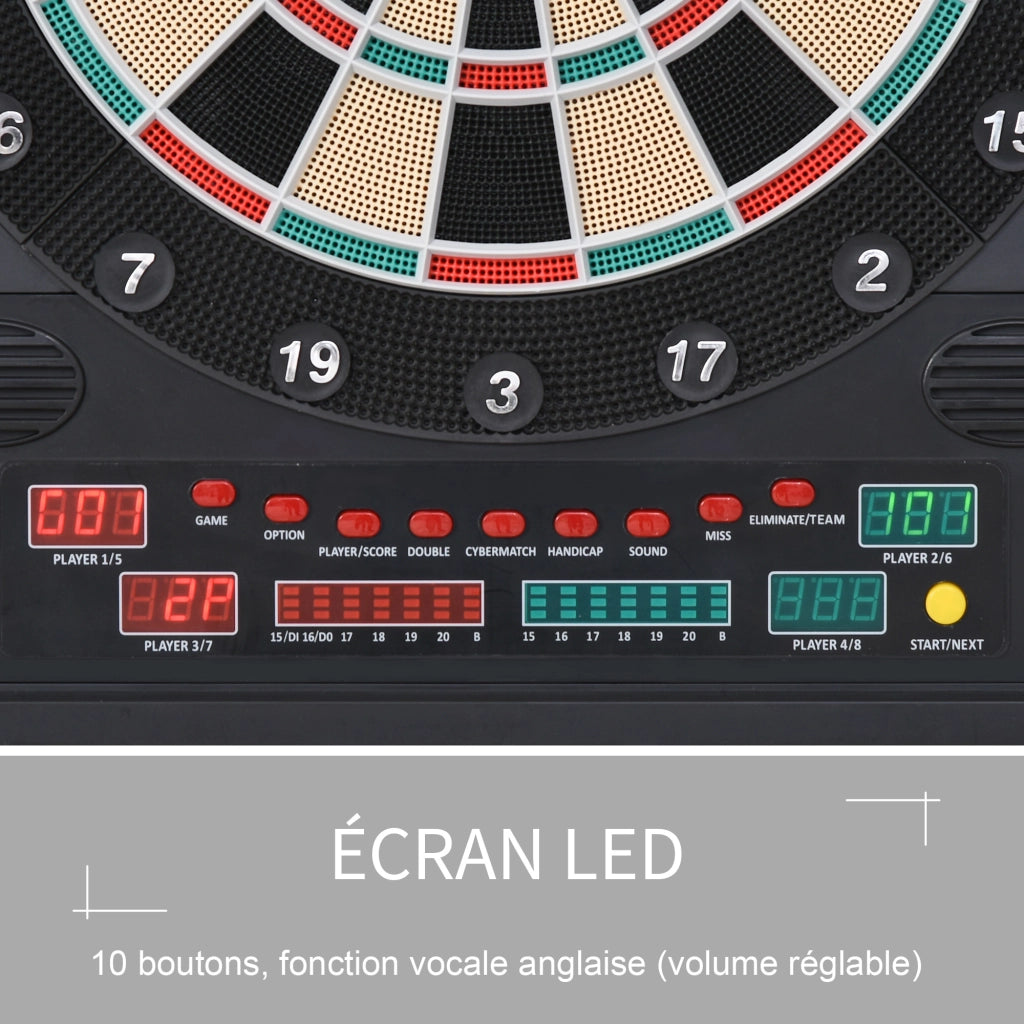 Bersaglio elettronico freccette pieghevole ¨C zephmum ¨C nero