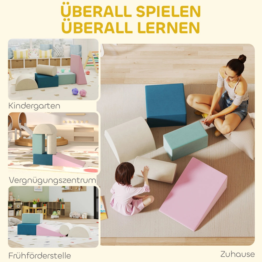Set blocchi schiuma per bambini ¨C zephmum ¨C 5 pezzi colori