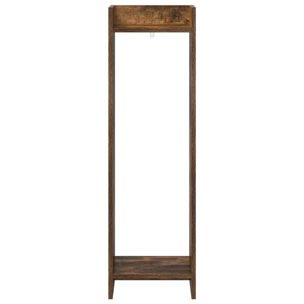 Supporto per piante Rovere Fumo 30 x 30 x 100 cm 899570