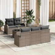 Set Divano da Giardino Grigio 55 x 55 x 37 cm polyrattan 3345919