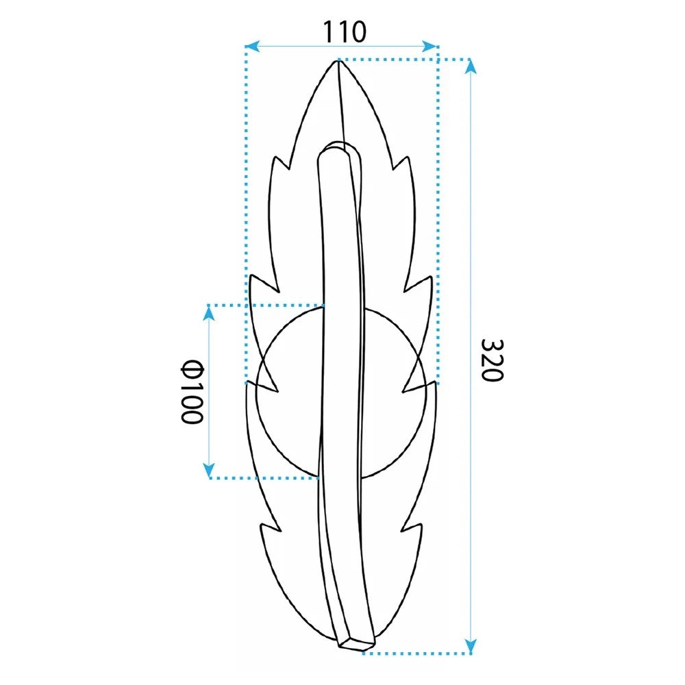 Applique Da Parete Led G182-w Gold