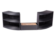Mobili in rattan per vasche idromassaggio gonfiabili Deluxe (ottagono)