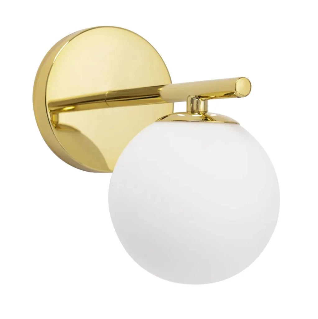 Lampada Da Parete Vetrata Gold APP684-1W