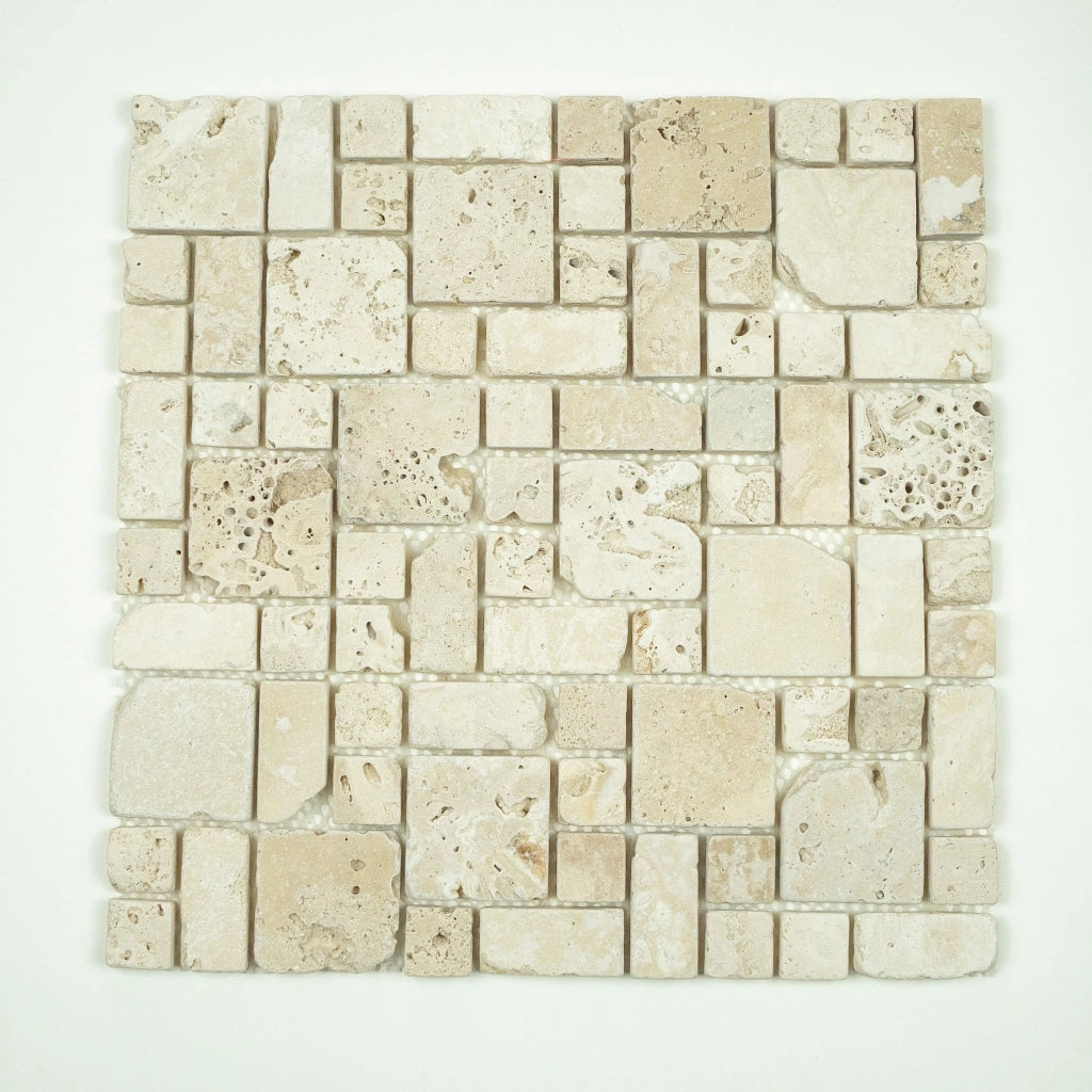 Mosaico in Travertino Antico Romano