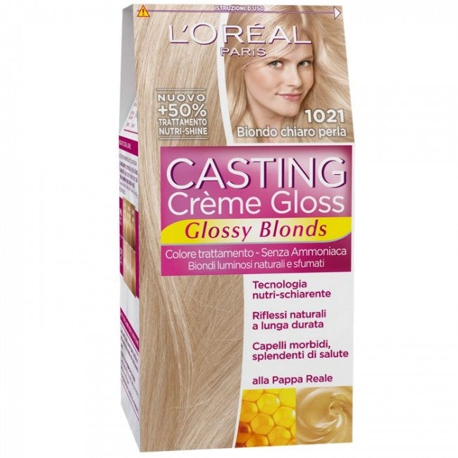 CASTING CREME GLOSS TINTA PER I CAPELLI N.1021 COLORE BIONDO PERLA