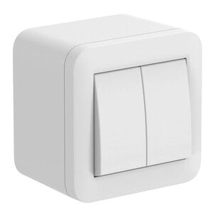 CASSETTA FIXA DA PARETE P/INT. 2 DEVIATORI BCA- ELECTRALINE- 1,0 pz