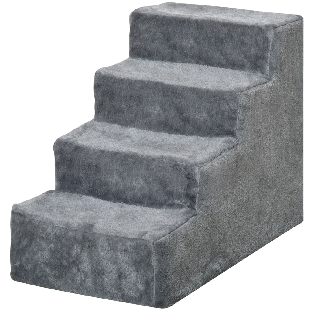 Scala per Cani 4 Gradini ¨C Minimal ¨C 60x35x44 cm Grigio