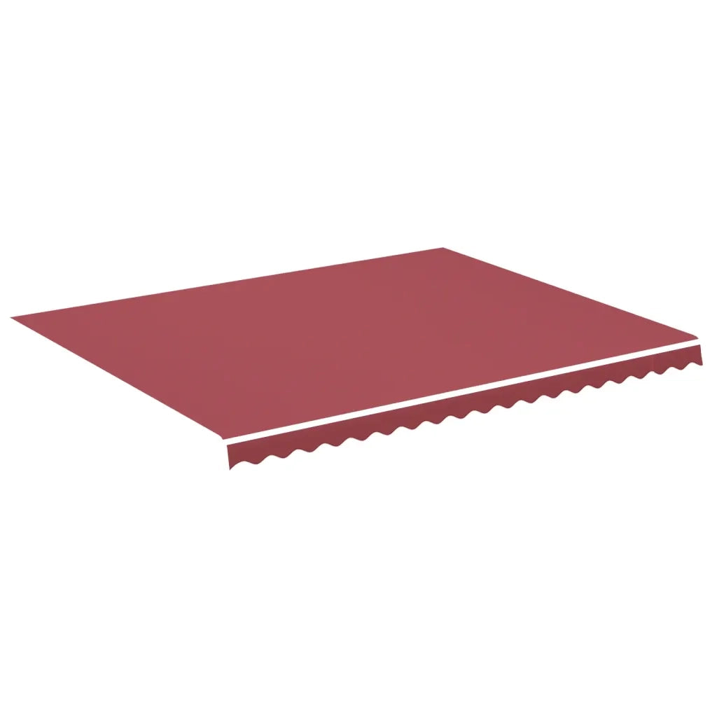 Tessuto di Ricambio per Tenda da Sole-Ricambio telo per tenda da sole Rosso Borgogna 4,5x3,5 m