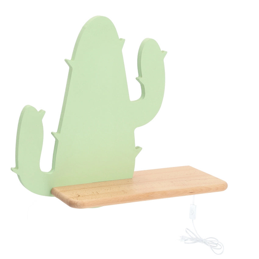 Applique Candellux Cactus verde/legno LED 4W 4000K