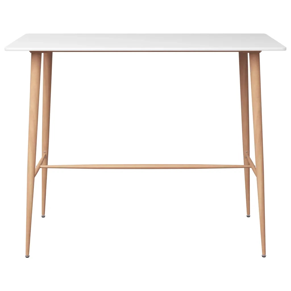 Set da Bar 5 pz Bianco e Grigio 3057436