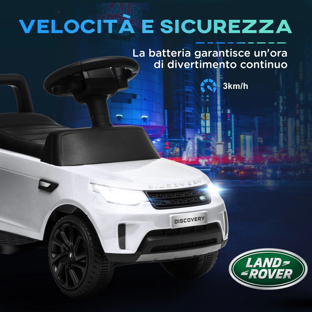 Macchina per Bambini 6V Land Rover ¨C zephmum ¨C Bianco