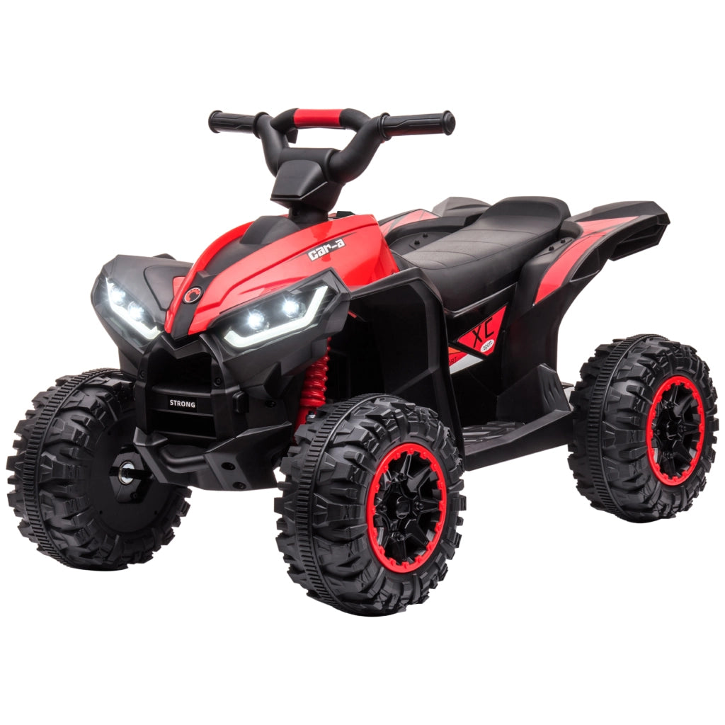 Quadro Elettrico Bambini 12V ¨C Minimal ¨C Rosso con Luci LED e Clacson