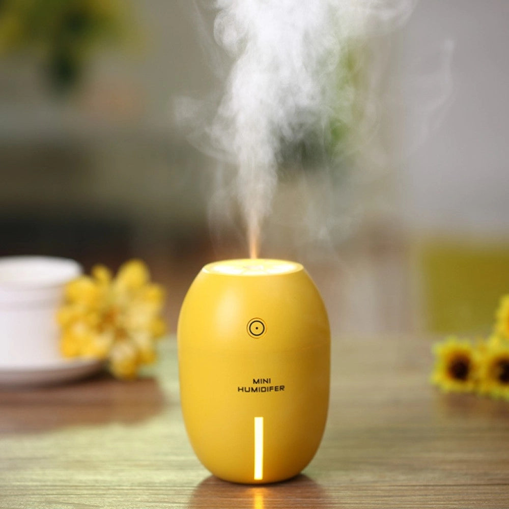 Trade Shop - Mini Umidificatore Usb Aroma Diffuser Diffusore Aromi Ad Ultrasuoni + 4 Essenze -