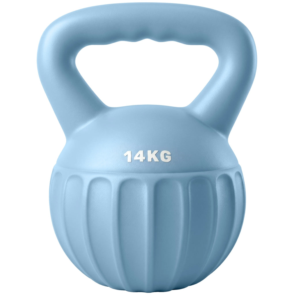 Kettlebell ¨C Zephmum ¨C 14 kg, Antiscivolo, Blu