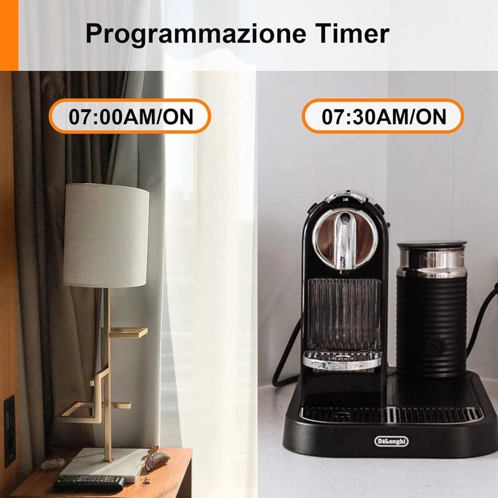 PRESA INTELLIGENTE WIFI 10A SMART LIFE TUYA PLUG SHUKO TIMER ALEXA GOOGLE HOME