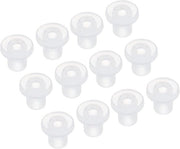 Afdichting T per cavi, 15 pezzi, Ø4mm ID, 3mm H, 6mm, trasparente