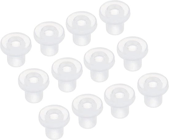 Afdichting T per cavi, 15 pezzi, Ø4mm ID, 3mm H, 6mm, trasparente