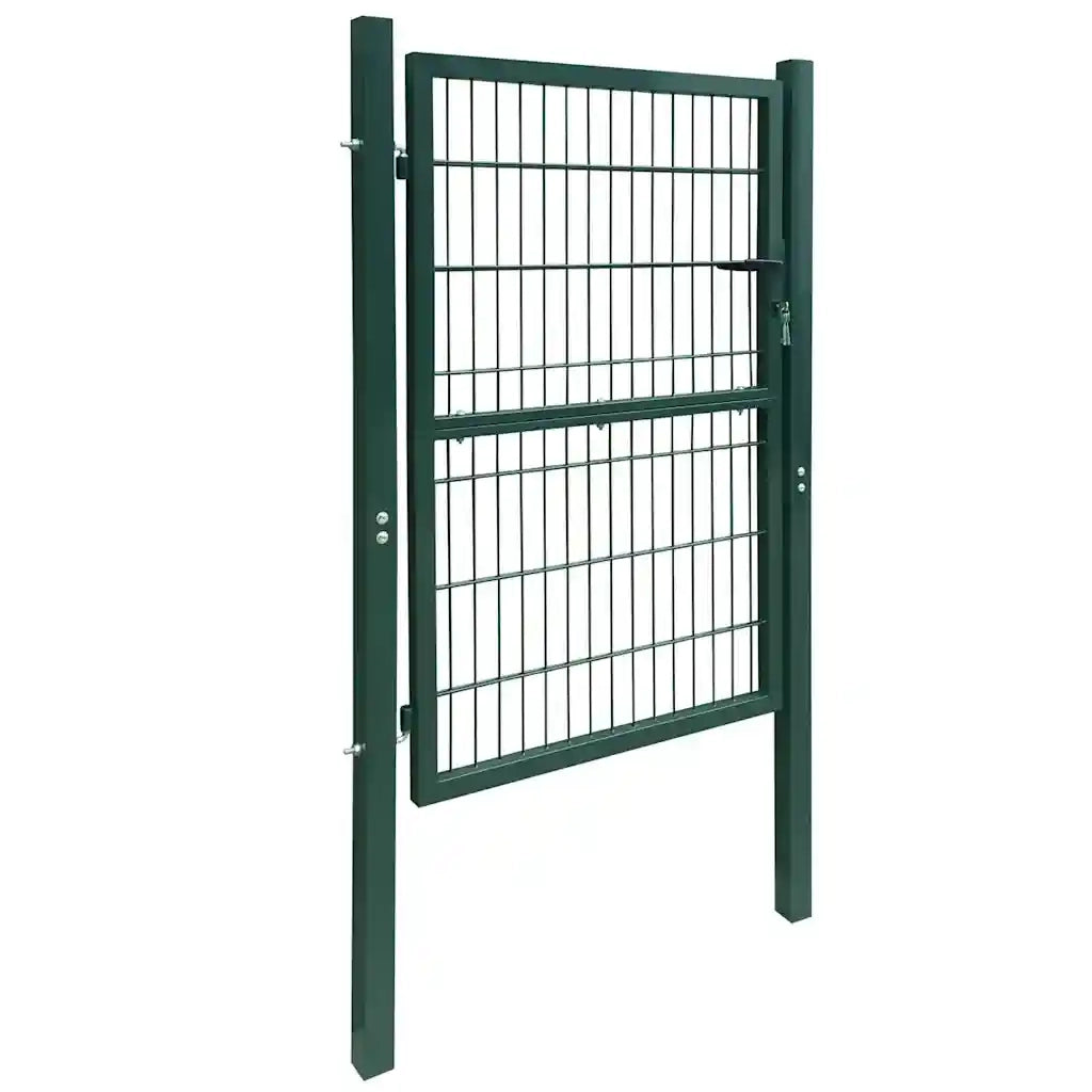 Cancello per Recinzione 2D (Singolo) Verde 100x140 cm 141750