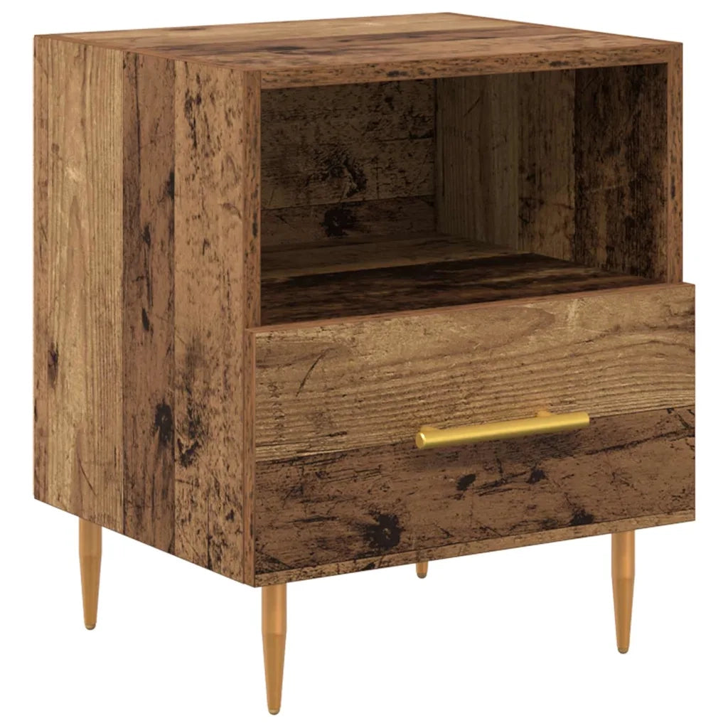 Comodino Marrone 40 x 35 x 47,5 cm Legno multistrato 882076