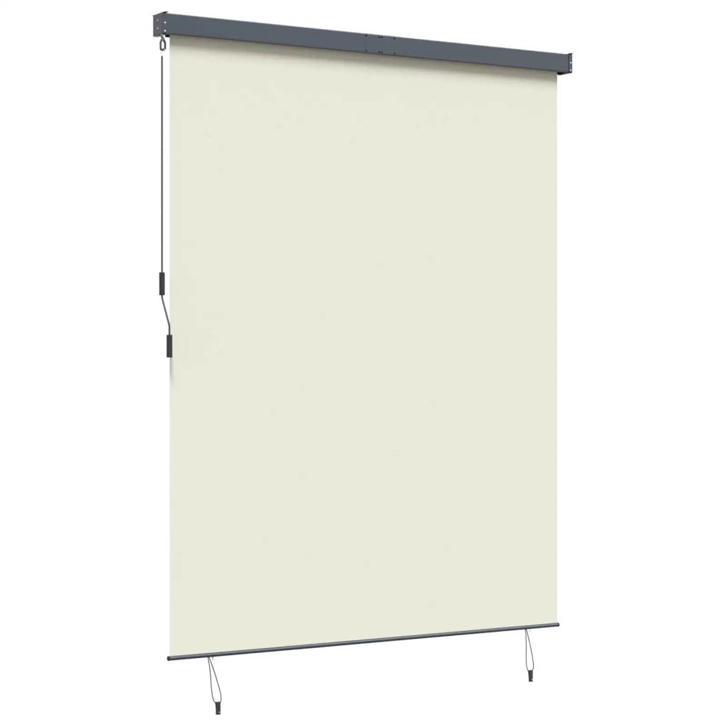 Tenda a rullo | Tenda avvolgibile Crema 200 x 250 cm Tessuto e Alluminio