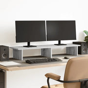 Supporto per Monitor Grigio Sonoma 100x27x15 cm in Truciolato 854711
