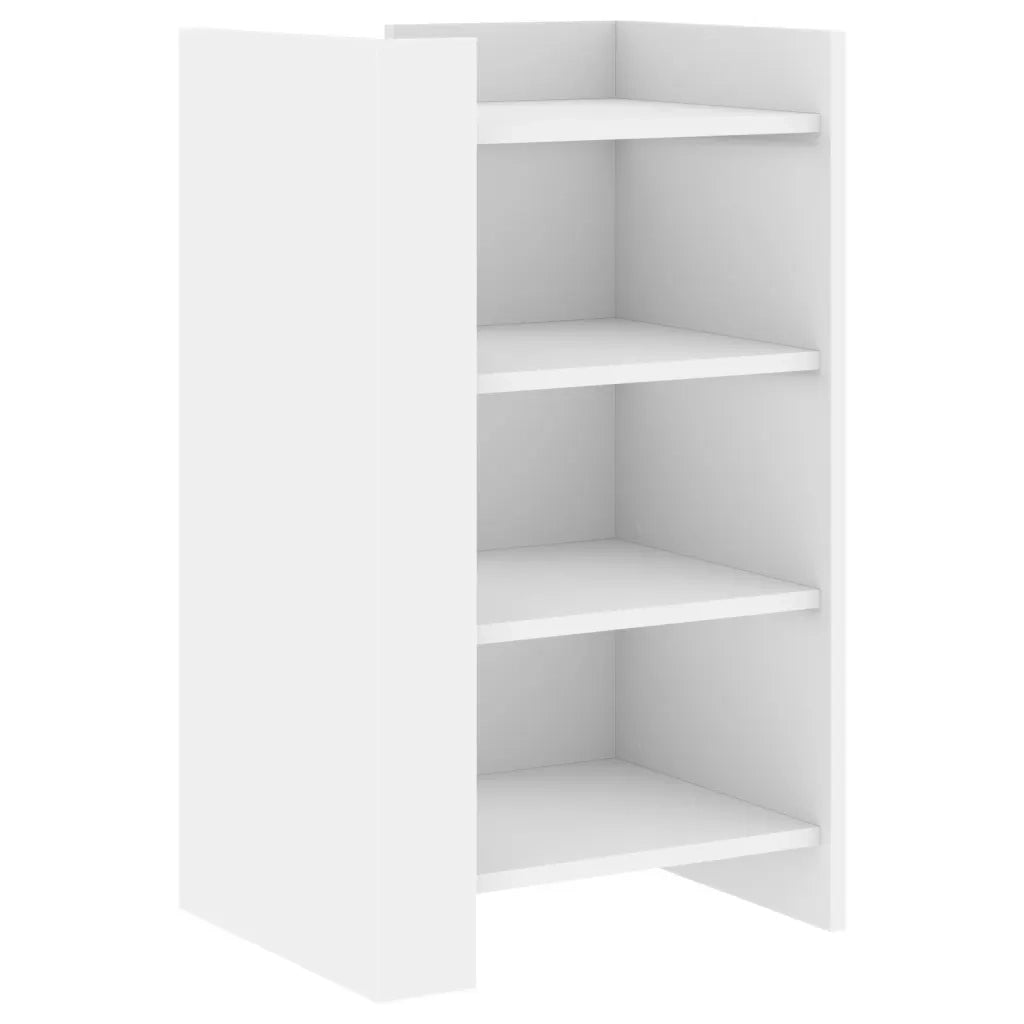 Credenza | Madia | Buffet da pranzo | Armadio da pranzo Bianca 45x35x75 cm in Legno Multistrato