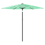 Ombrellone da giardino 223 x 223 x 213 cm protezione dal sole e dalla pioggia design moderno poliestere verde 02_0056394
