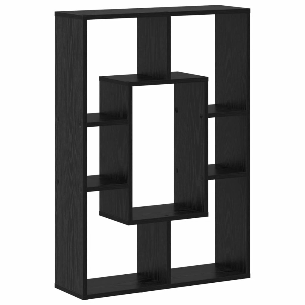 Armadio per Libri Rovere Nero 63 x 20 x 90 cm Legno multistrato 879673