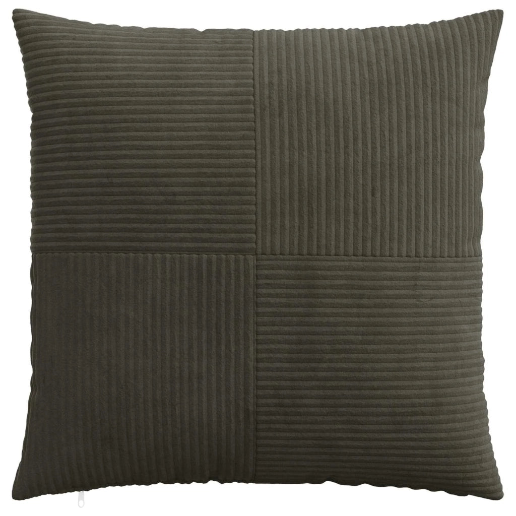 Federa 2 pcs ALMELO Antracite 80 x 80 cm corduroy 915697