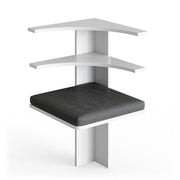 Vicco Panca ad angolo Bianco 43.5 x 43.5 cm